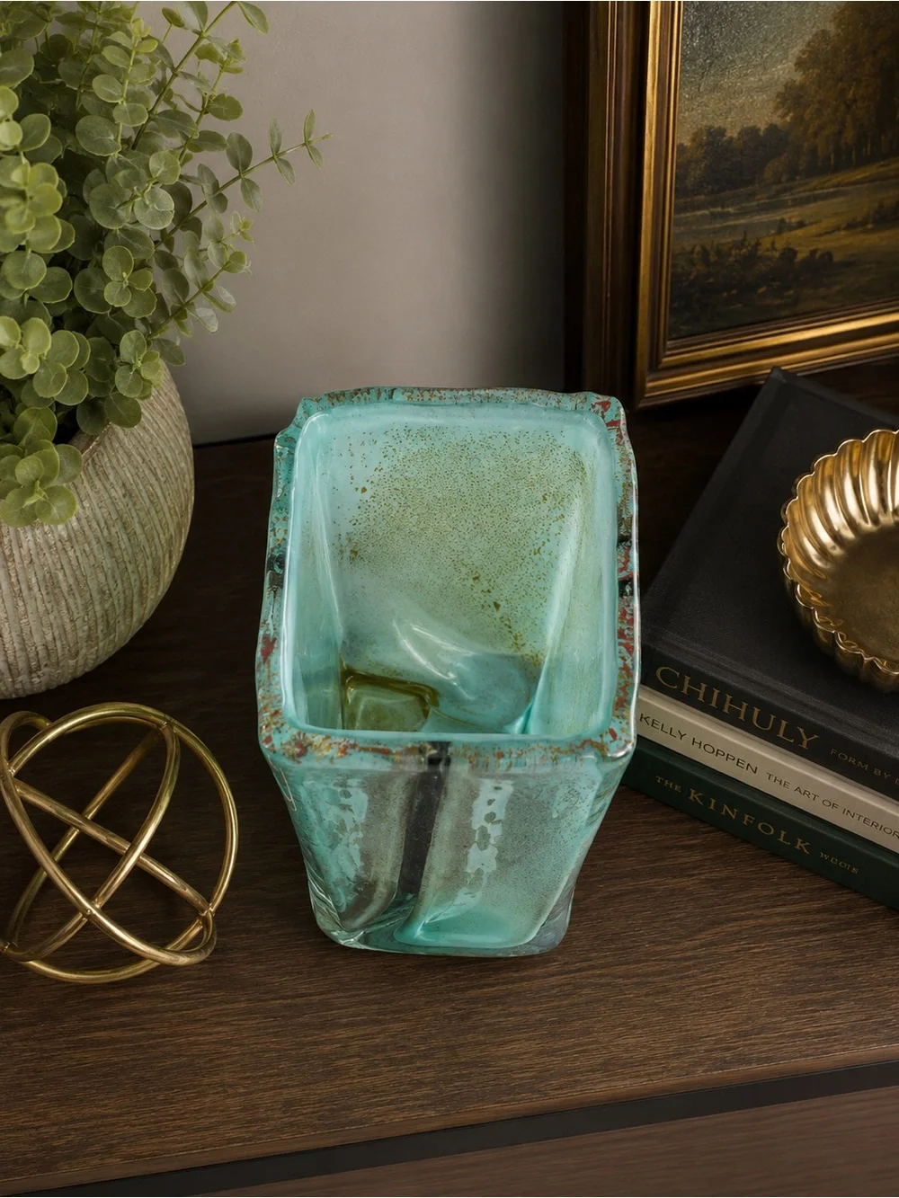 Bohemian Czech Art Glass Vase – Made in Czech Republic
